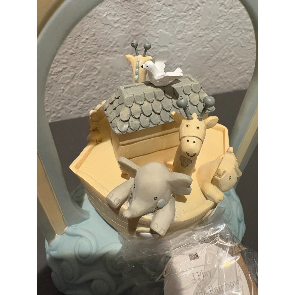 NIB DEMDACO Lori Siebert "Noah's Ark" Musical Figurine Plays "Over The Rainbow" - Picture 3 of 9